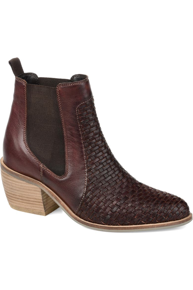 Skyller JOURNEE Skyller Woven Bootie (Women) | Nordstromrack