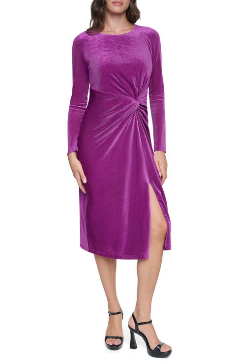 Long Sleeve Side Knot Dress