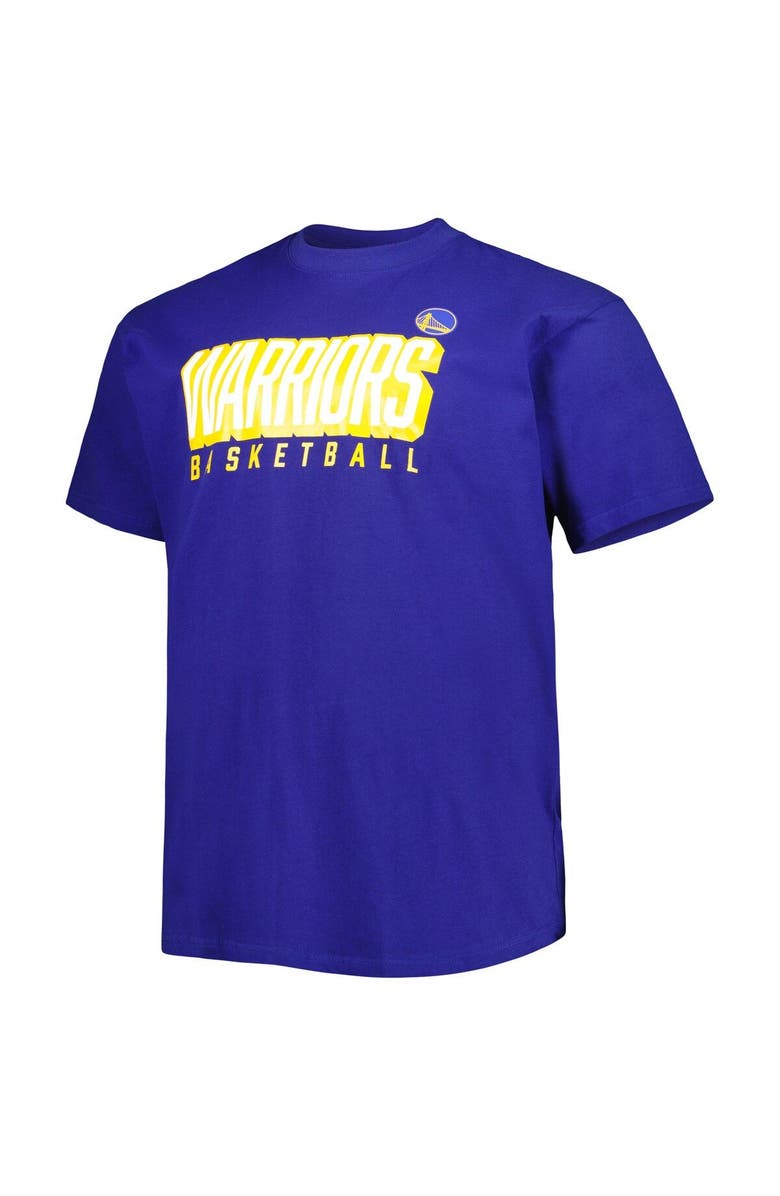 FANATICS Men's Fanatics Branded Royal/White Golden State Warriors Big & Tall Two-Pack T-Shirt Set, Alternate, color,