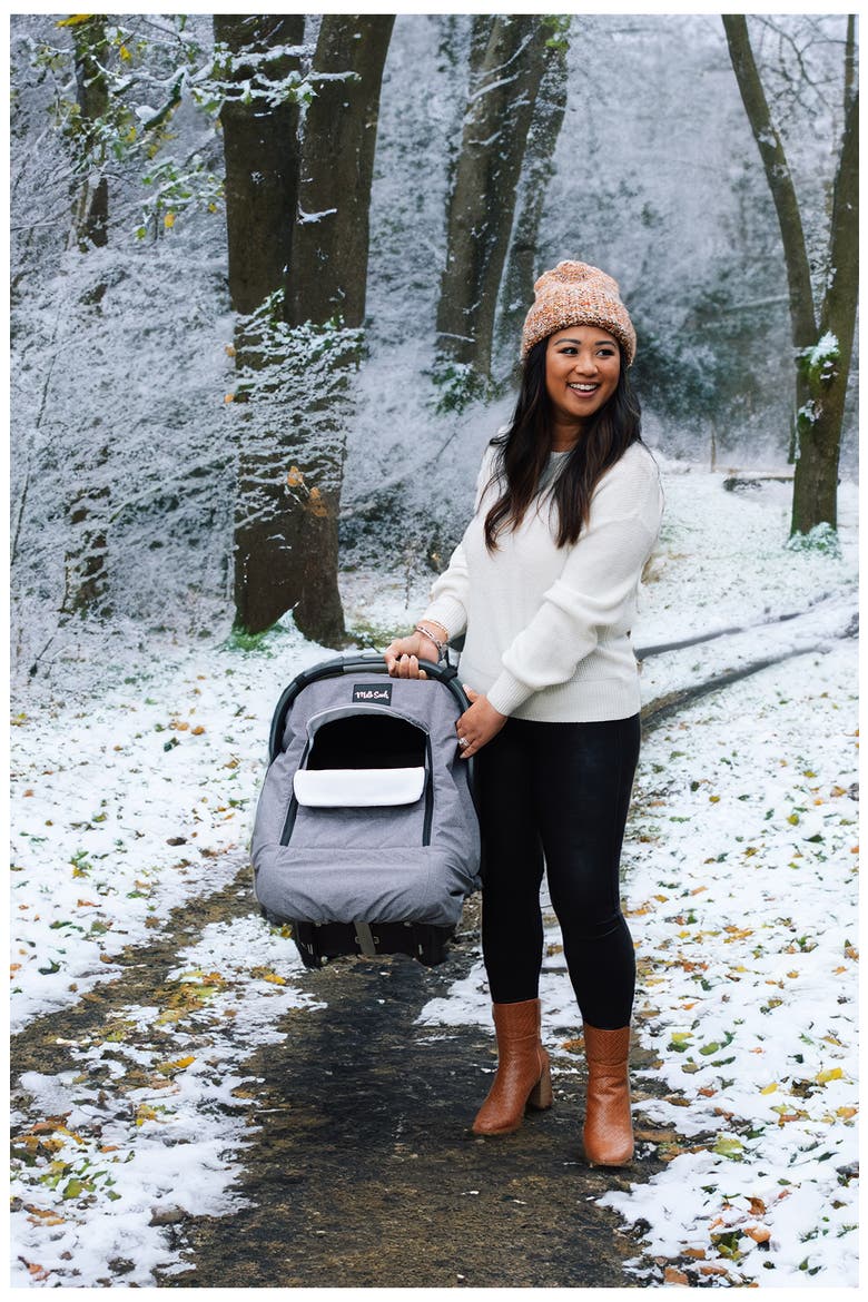 Winter Car Seat Cover, Alternate, color, STORMY