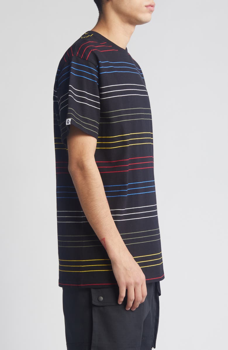 ICECREAM New Jersey Stripe Cotton T-Shirt, Alternate, color, 