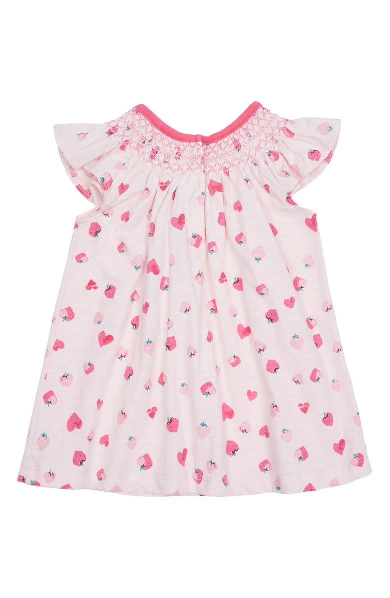 Peek Essentials Valentina Strawberry Flutter Sleeve Dress, Alternate, color, 