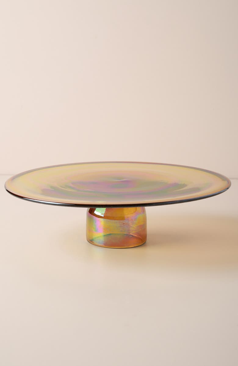 Anthropologie Home Glass Cake Stand, Main, color,