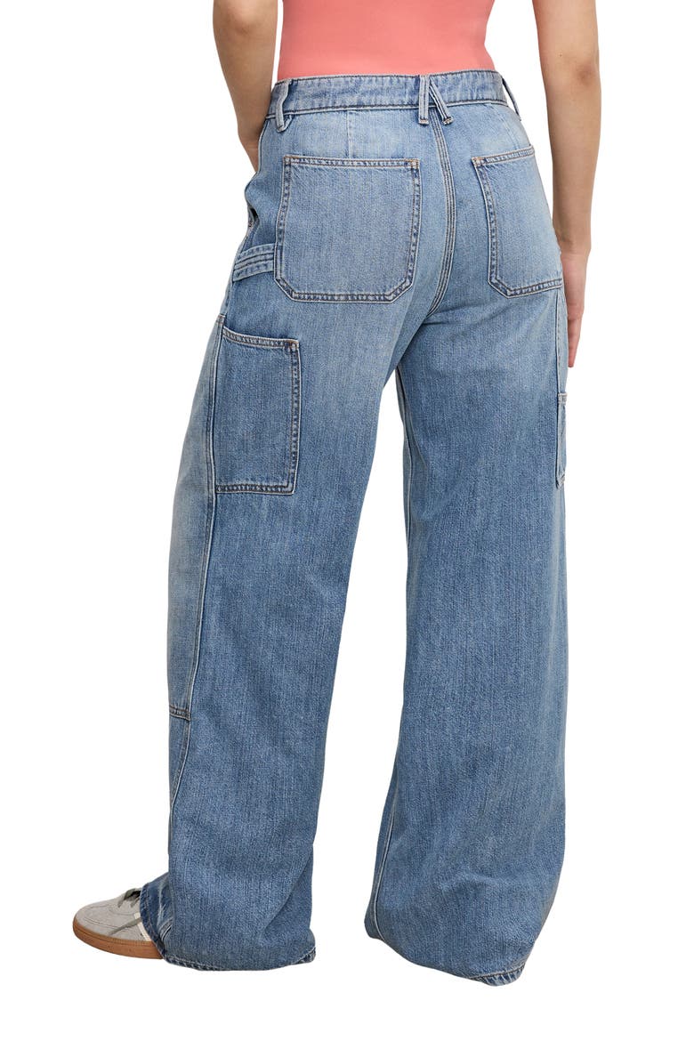 Good Standard Ease Petite Carpenter Jeans, Alternate, color, INDIGO879