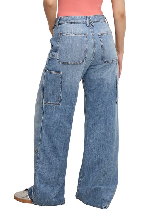 Good American Good Standard Ease Carpenter Jeans In Indigo879
