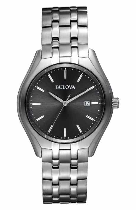 Three Hand Quartz Bracelet Watch, 41mm
