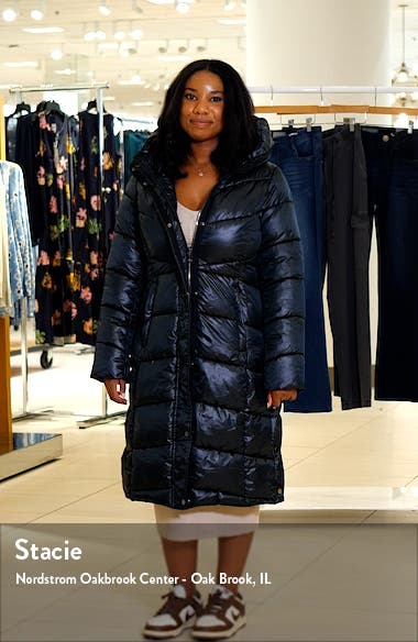 Shiny Insulated Puffer Coat