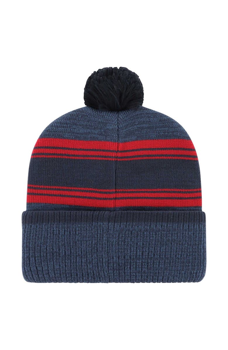 '47 Men's '47 Navy New England Patriots Fadeout Cuffed Knit Hat with Pom, Alternate, color, Navy