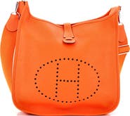 Pre-Owned Hermes Evelyne Bag Gen III Clemence GM