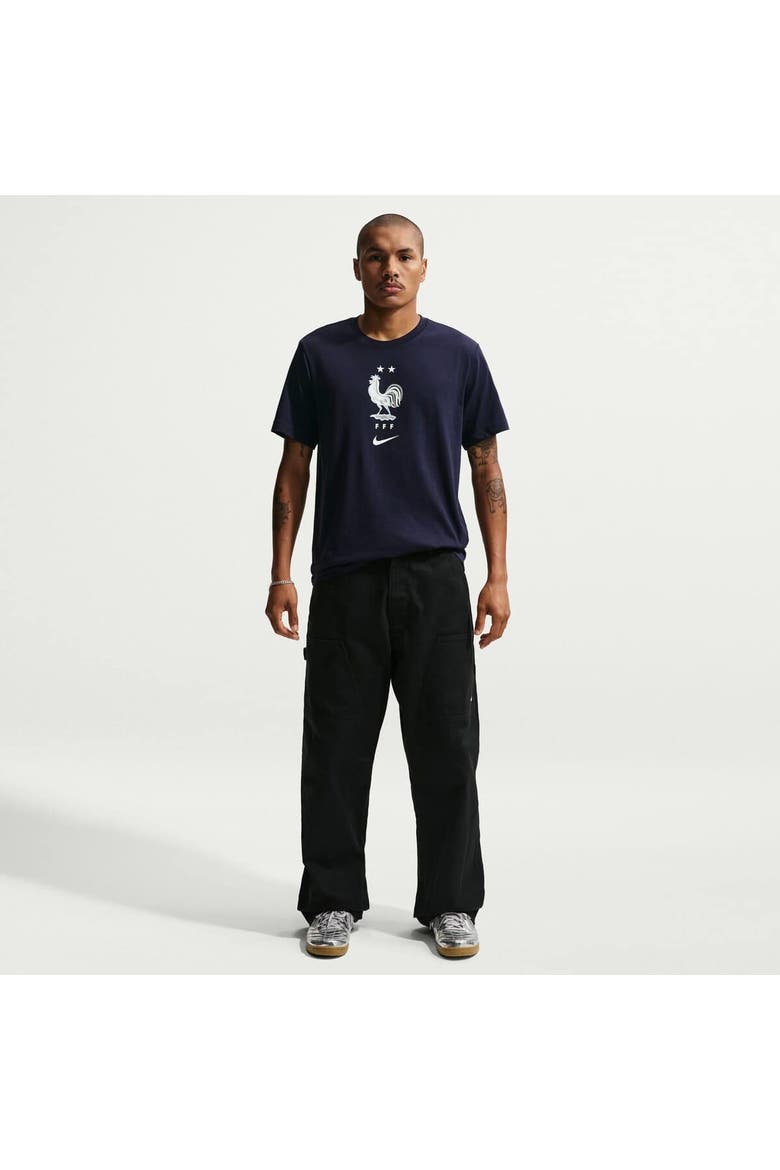 Men's Nike Blue France National Team Crest T-Shirt, Main, color, Blue