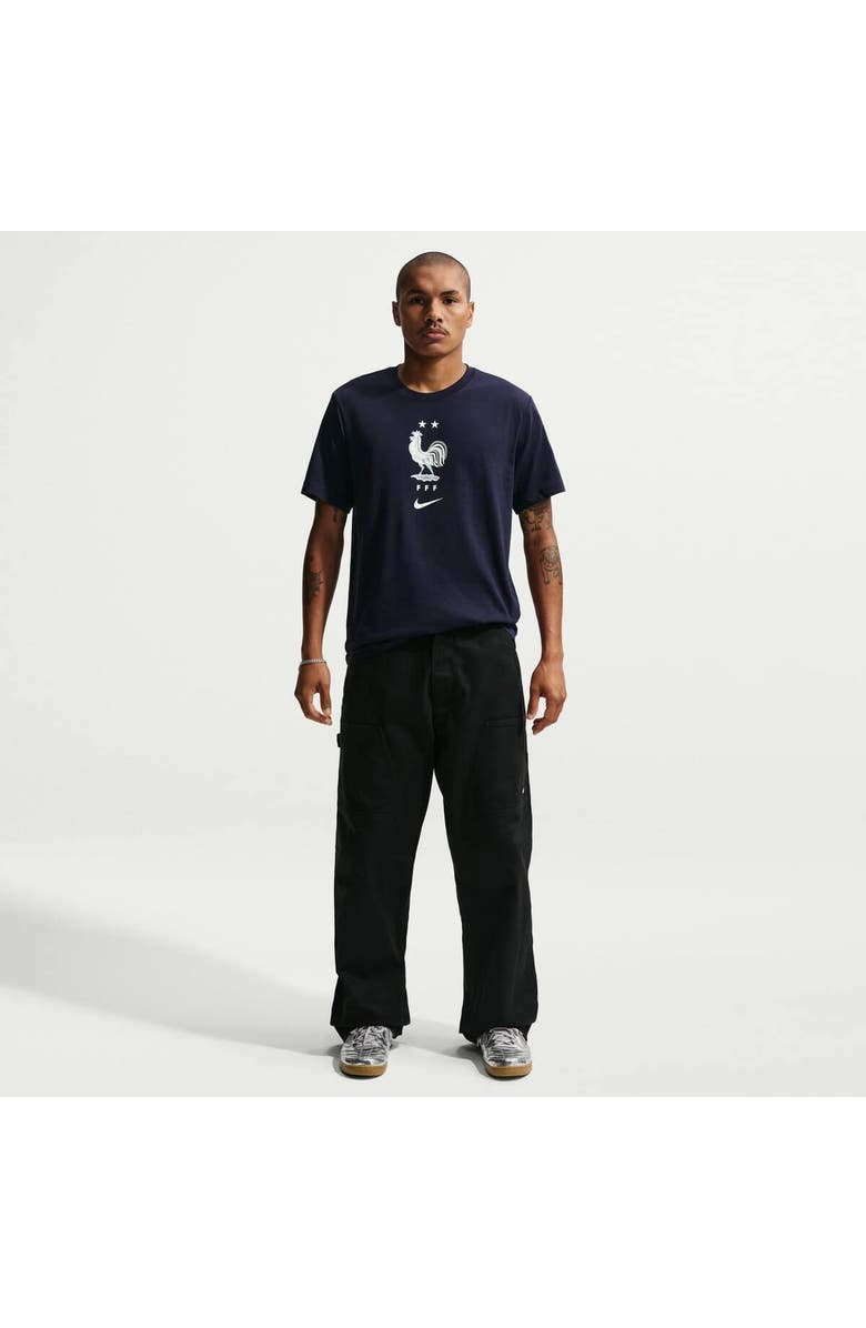 Nike Men's Nike Blue France National Team Crest T-Shirt, Main, color, Blue