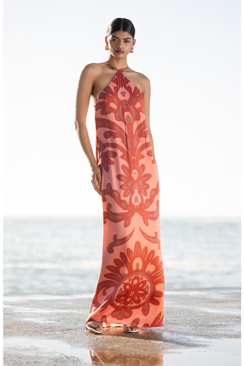 Aria Viscose Dress Elia, Alternate, color, Elia Rose