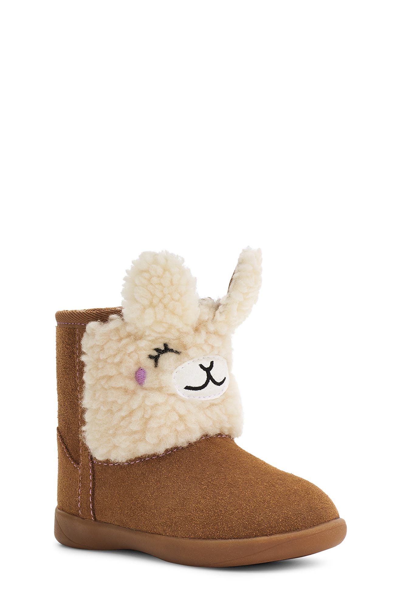 Stuffie Boot, Main, color, CHESTNUT SUEDE