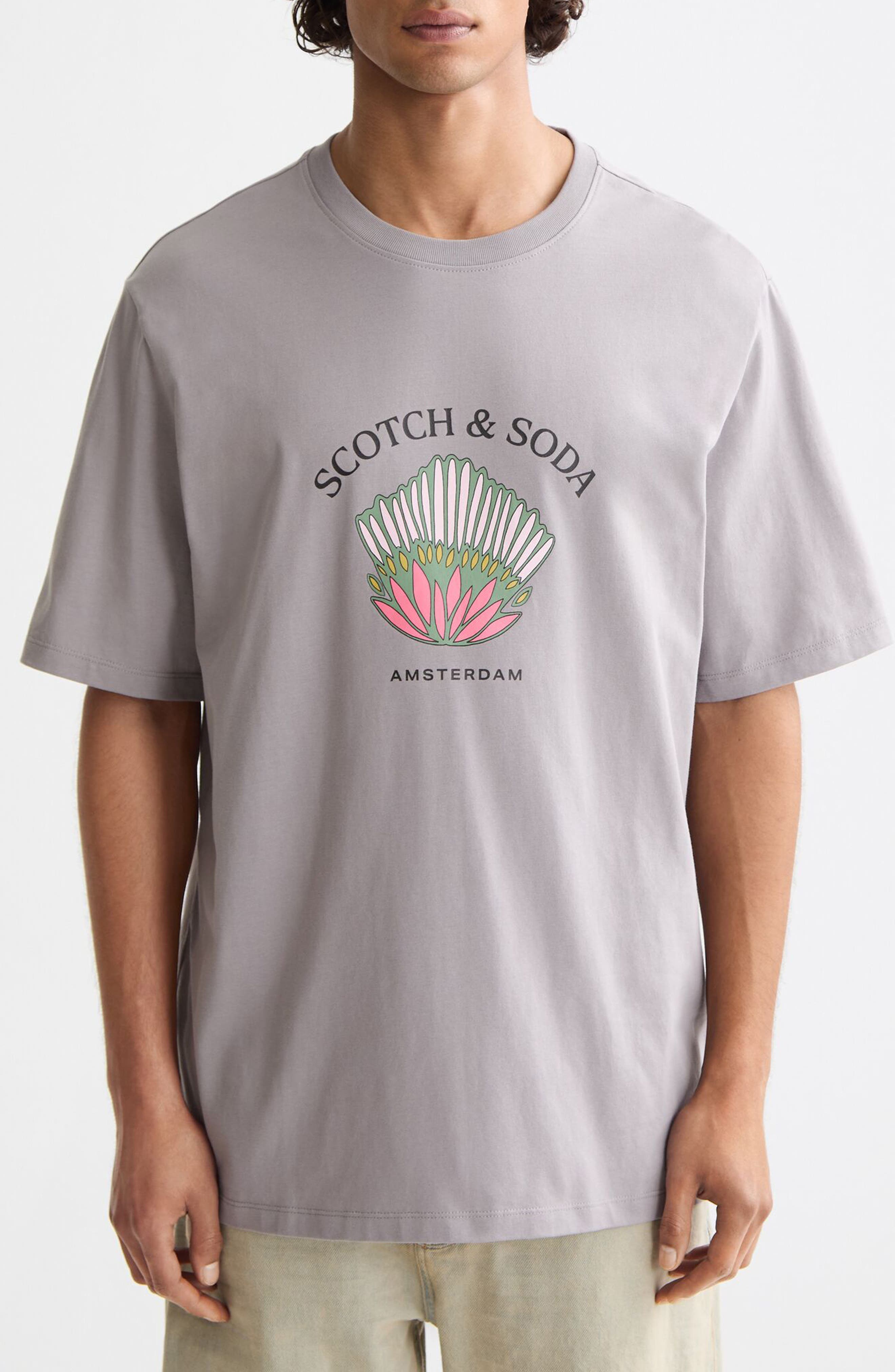 Scotch & Soda Regular Fit Artwork Graphic T-Shirt