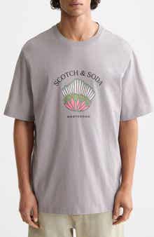 Scotch & Soda Regular Fit Artwork Graphic T-Shirt