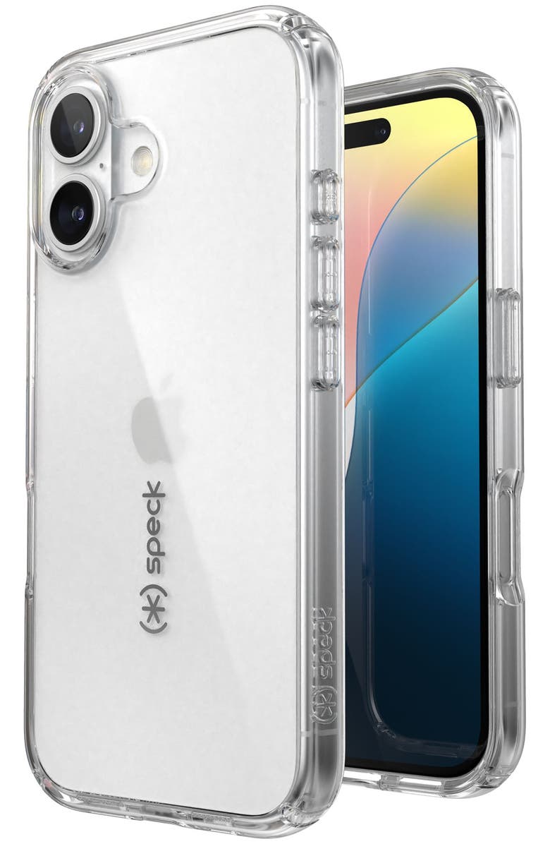 Speck Gemshell Case for Apple iPhone 16, Alternate, color, Clear