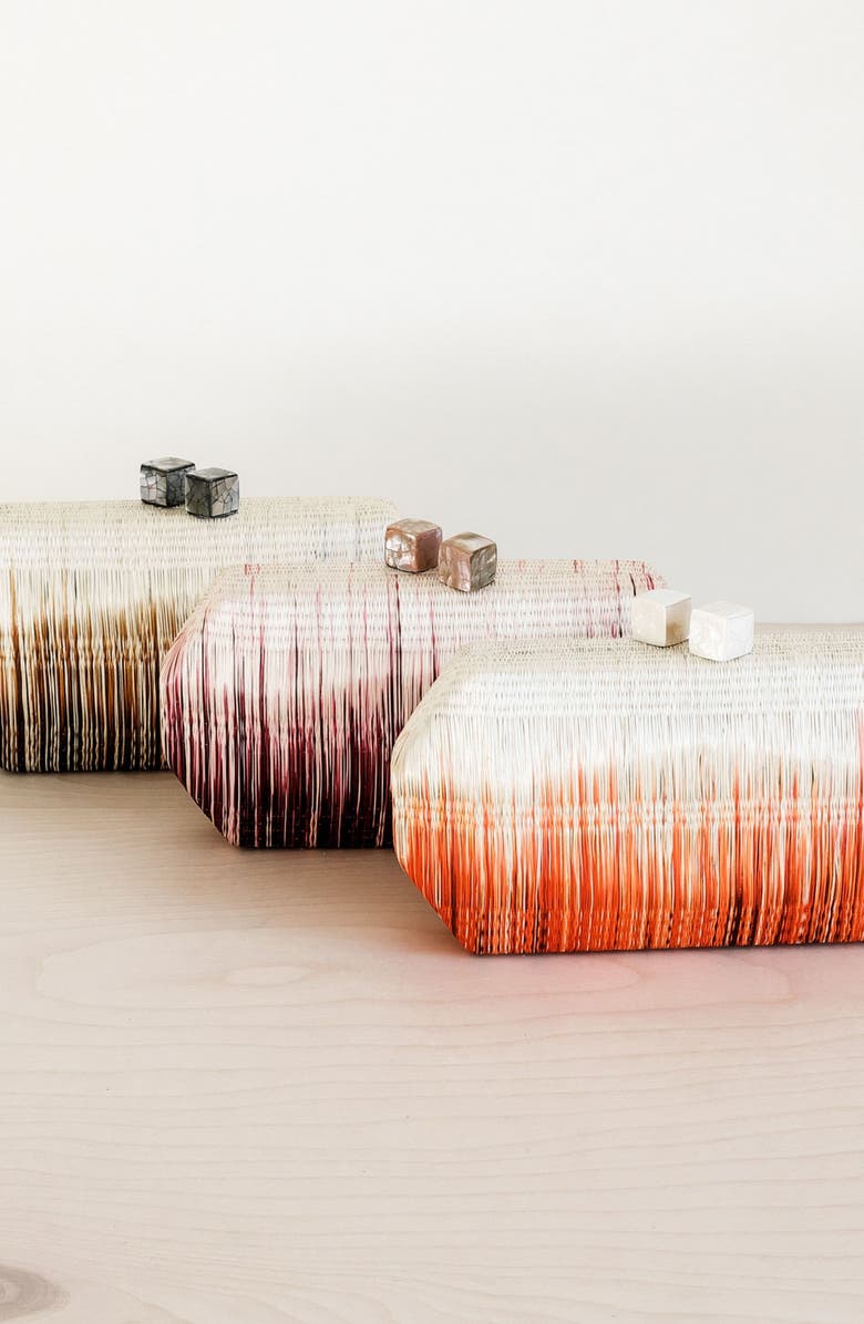 LIKHA Ombré Octagon Clutch, Alternate, color, Fire Orange