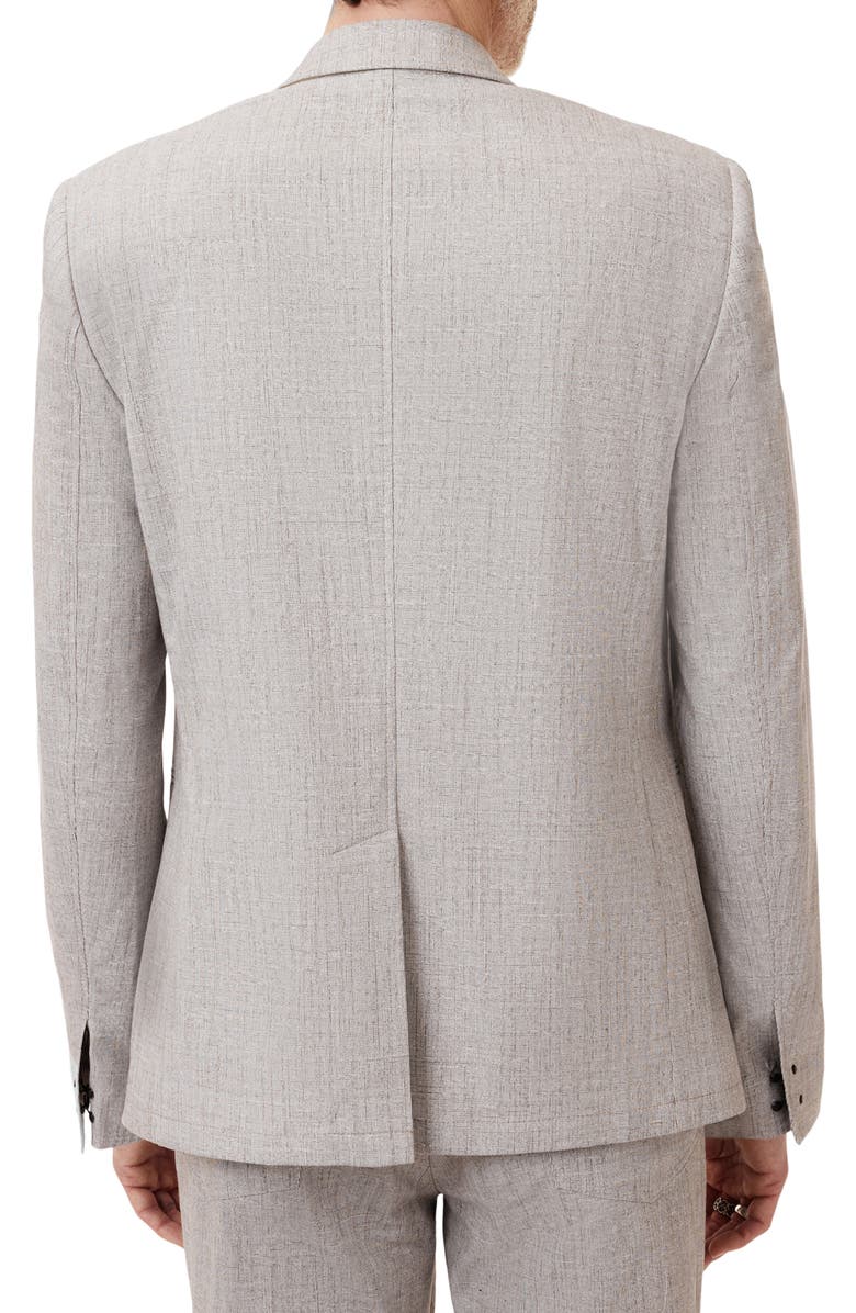 John Varvatos Wallace Slim Fit Stretch Cotton Sport Coat, Alternate, color, Mushroom