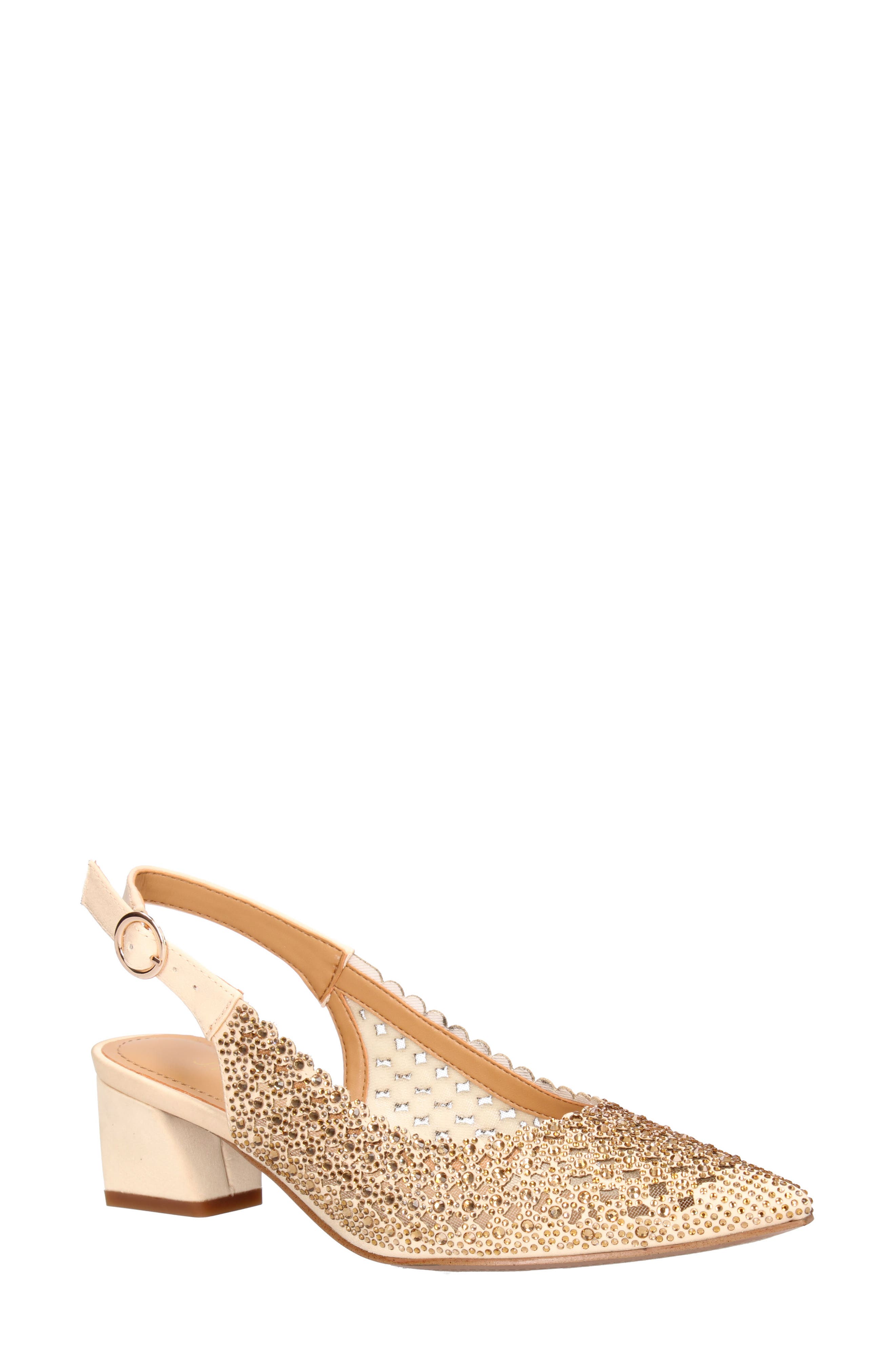 J. Reneé Pranil Pointed Toe Slingback Pump, Main, color, 