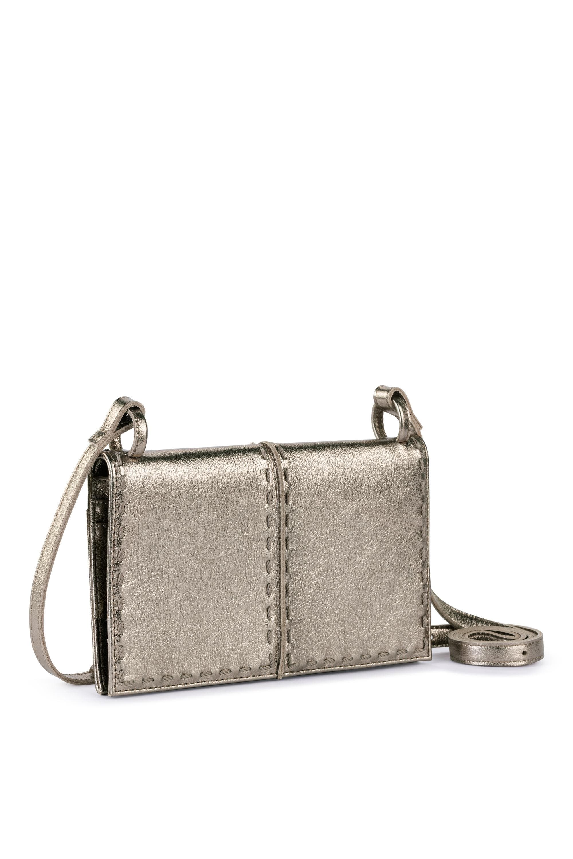 The Sak Los Feliz Leather Phone Wallet, Alternate, color, Pyrite