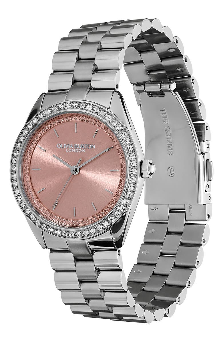 Olivia Burton Bejewelled Bracelet Watch, 34mm, Alternate, color, 