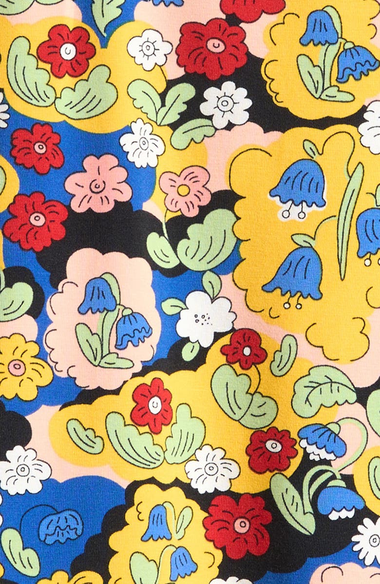 Mini Rodini Kids' Floral Cotton T-Shirt, Alternate, color, 