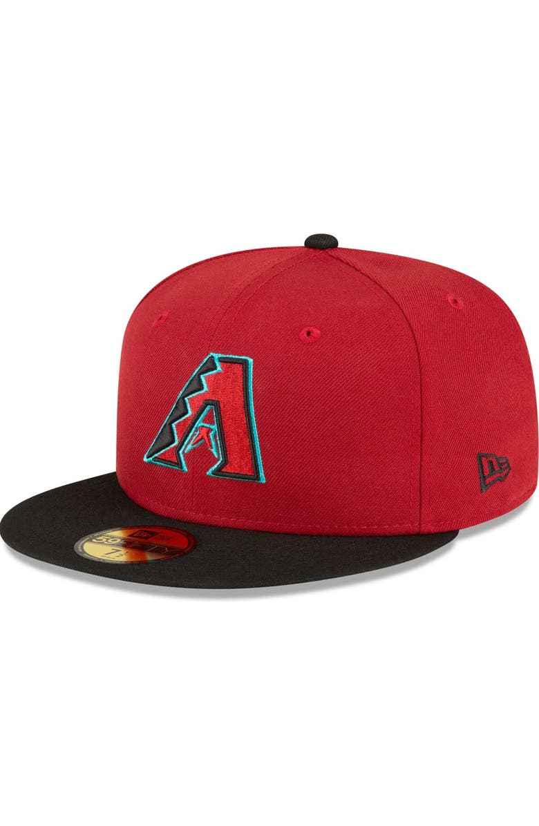 New Era Men's New Era Red/Black Arizona Diamondbacks Home Authentic Collection On-Field 59FIFTY Fitted Hat, Main, color, Red