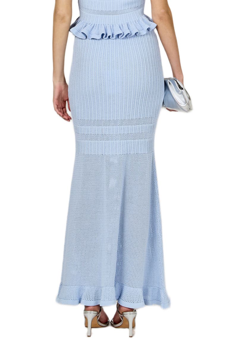 Knit Body-Con Maxi Skirt, Alternate, color, POWDER BLUE
