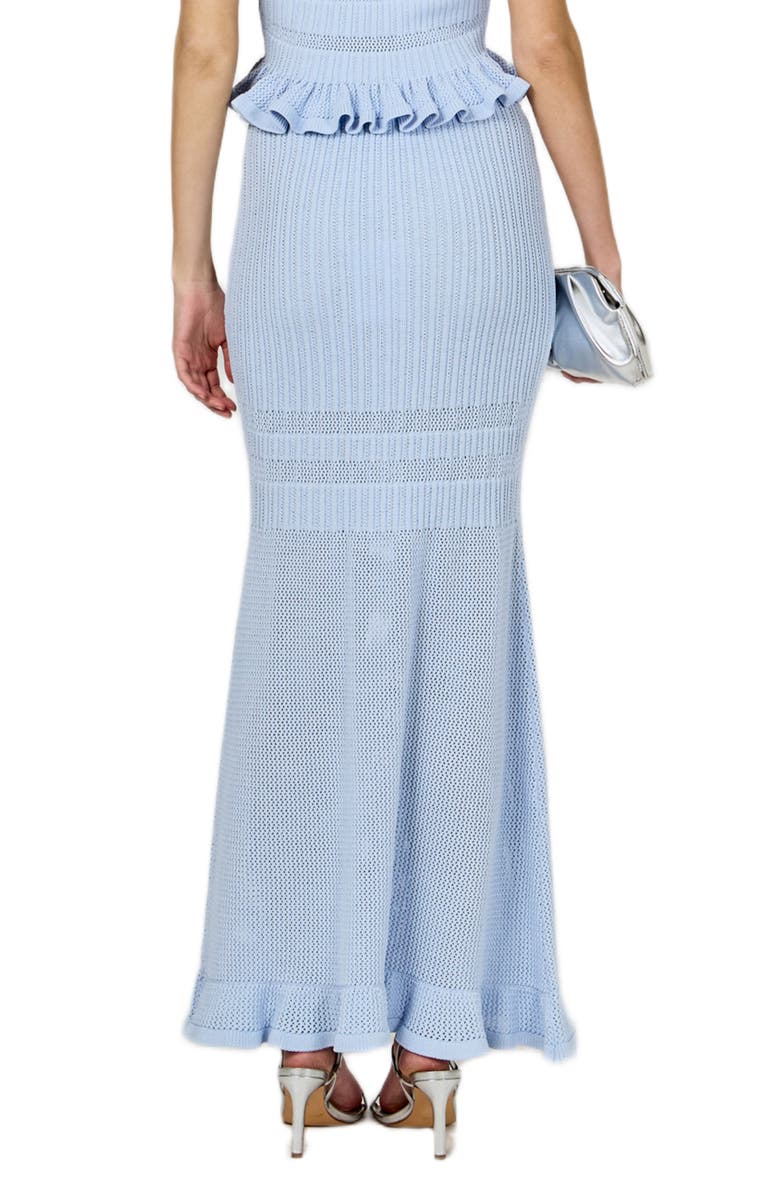 Endless Rose Knit Body-Con Maxi Skirt, Alternate, color, Powder Blue