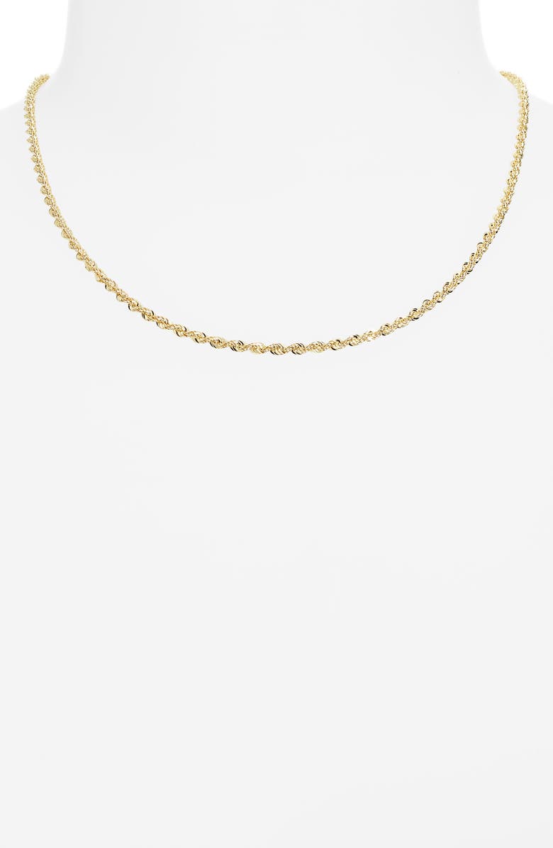Bony Levy Ofira 14K Gold Rope Chain Necklace, Alternate, color, 