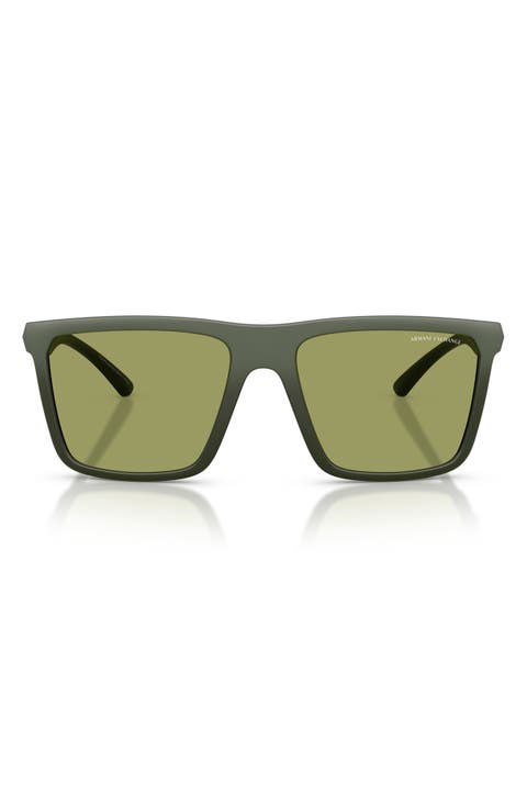 57mm Square Sunglasses