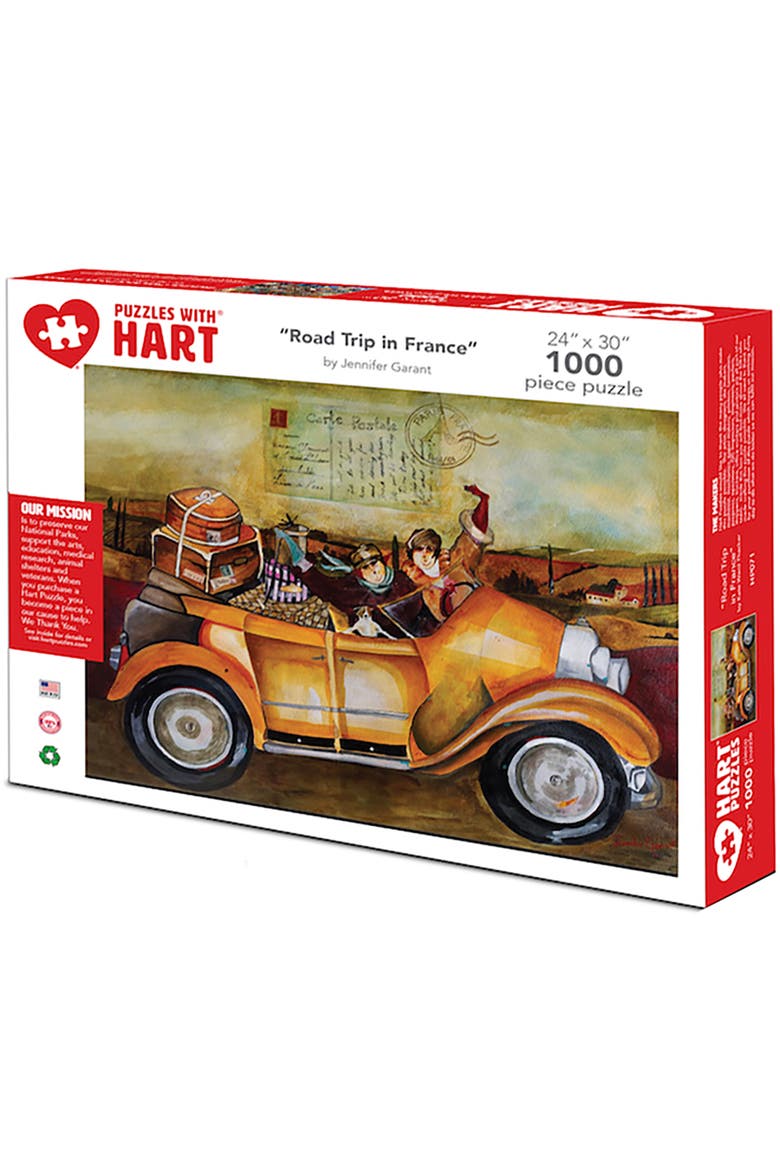 Road Trip in France by Jennifer Garant, 24 x 30 Inches, 1000 Piece Puzzle, Main, color, Multicolored