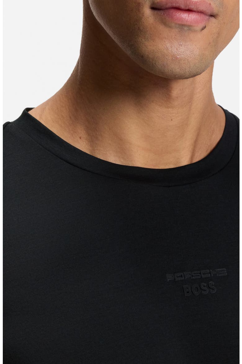 Spirit Solid Cotton T-Shirt, Alternate, color, BLACK