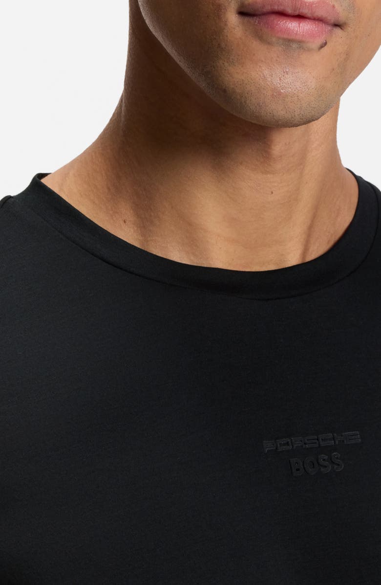 BOSS Spirit Solid Cotton T-Shirt, Alternate, color, Black
