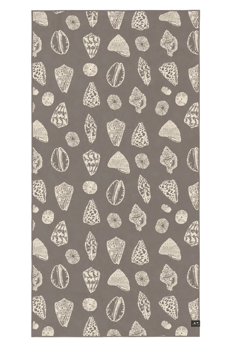 Treasures Performance Quick Dry Beach Towel, Main, color, FOG