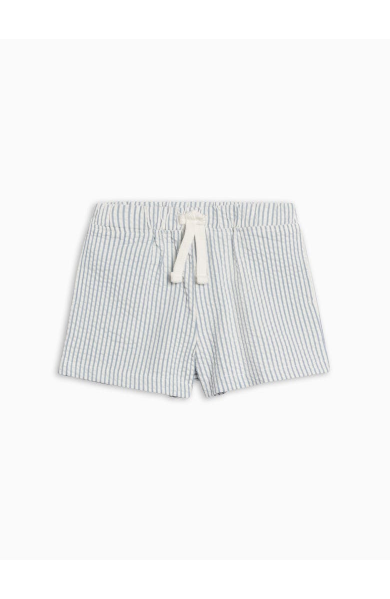 Colroed Organics Organic Nixie Seersucker Shorts, Main, color, Shore Stripe/Sea