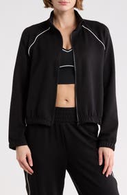 90 DEGREE BY REFLEX SoftLite Moonlight Zip Bomber Jacket