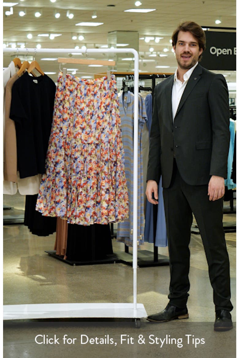 Harper Wildflower Tiered Maxi Skirt video