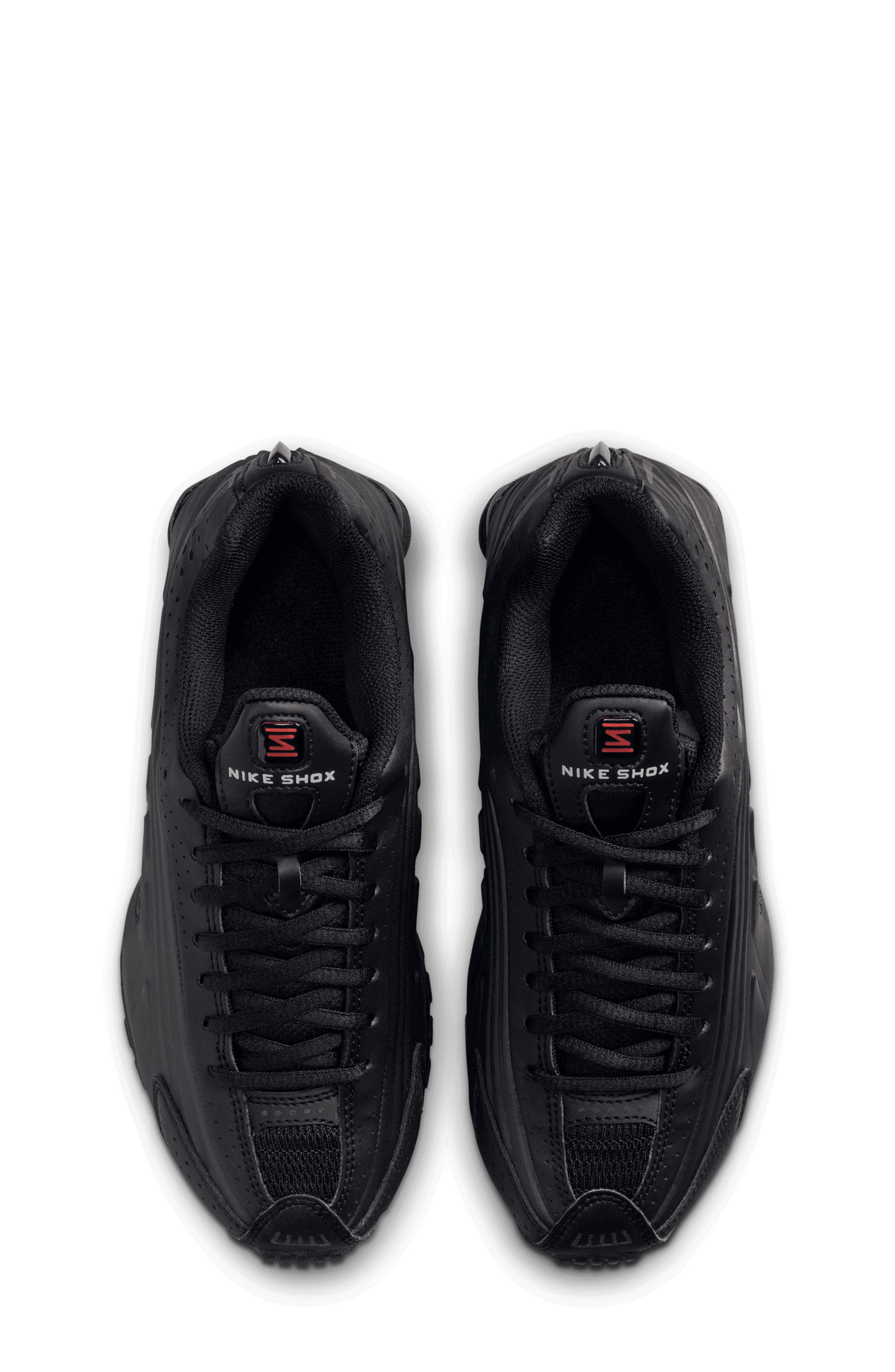 Nike Shox R4 Sneaker, Alternate, color, 003 Black/Black