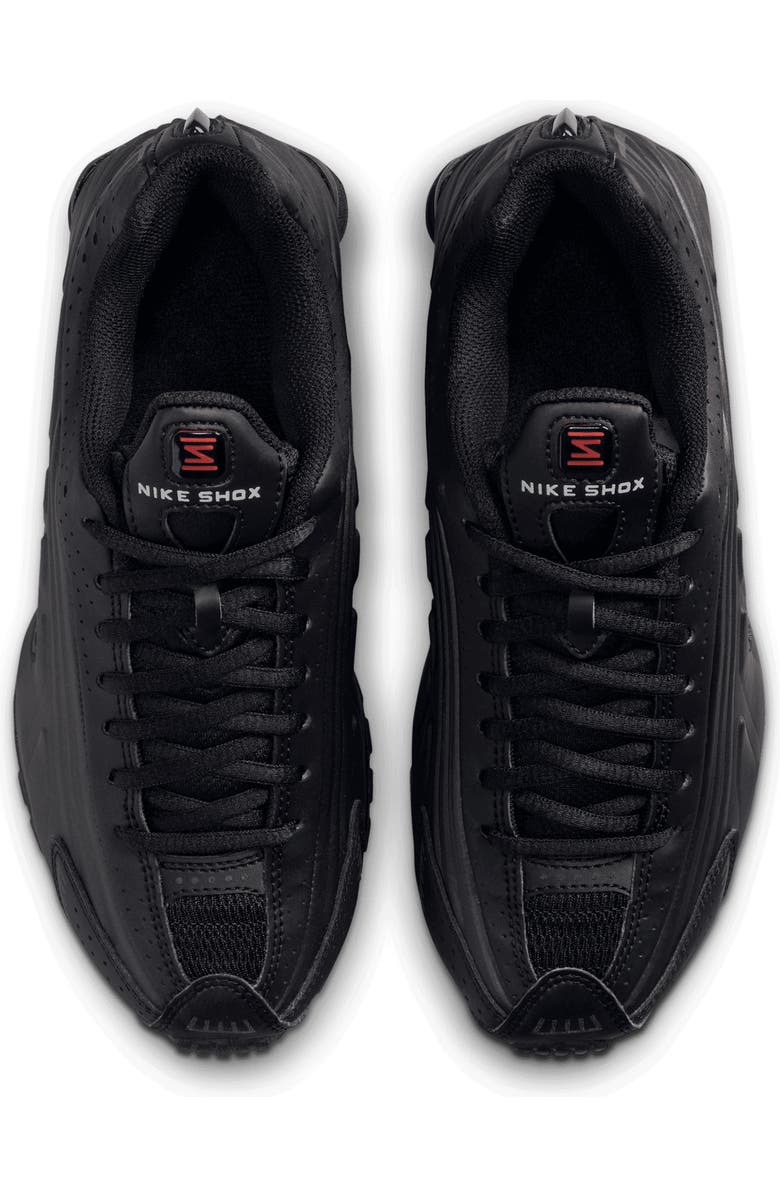 Nike Shox R4 Sneaker, Alternate, color, 003 Black/Black