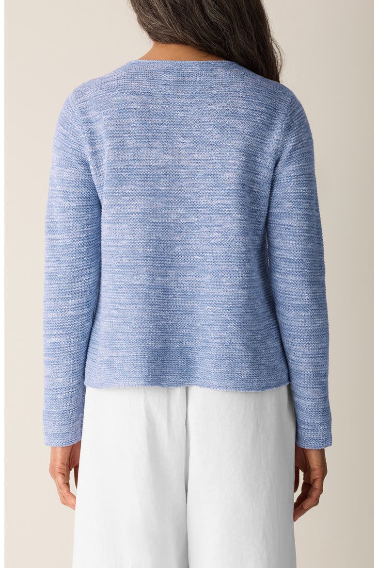 Organic Linen & Cotton Blend Crewneck Sweater, Alternate, color, HAZE
