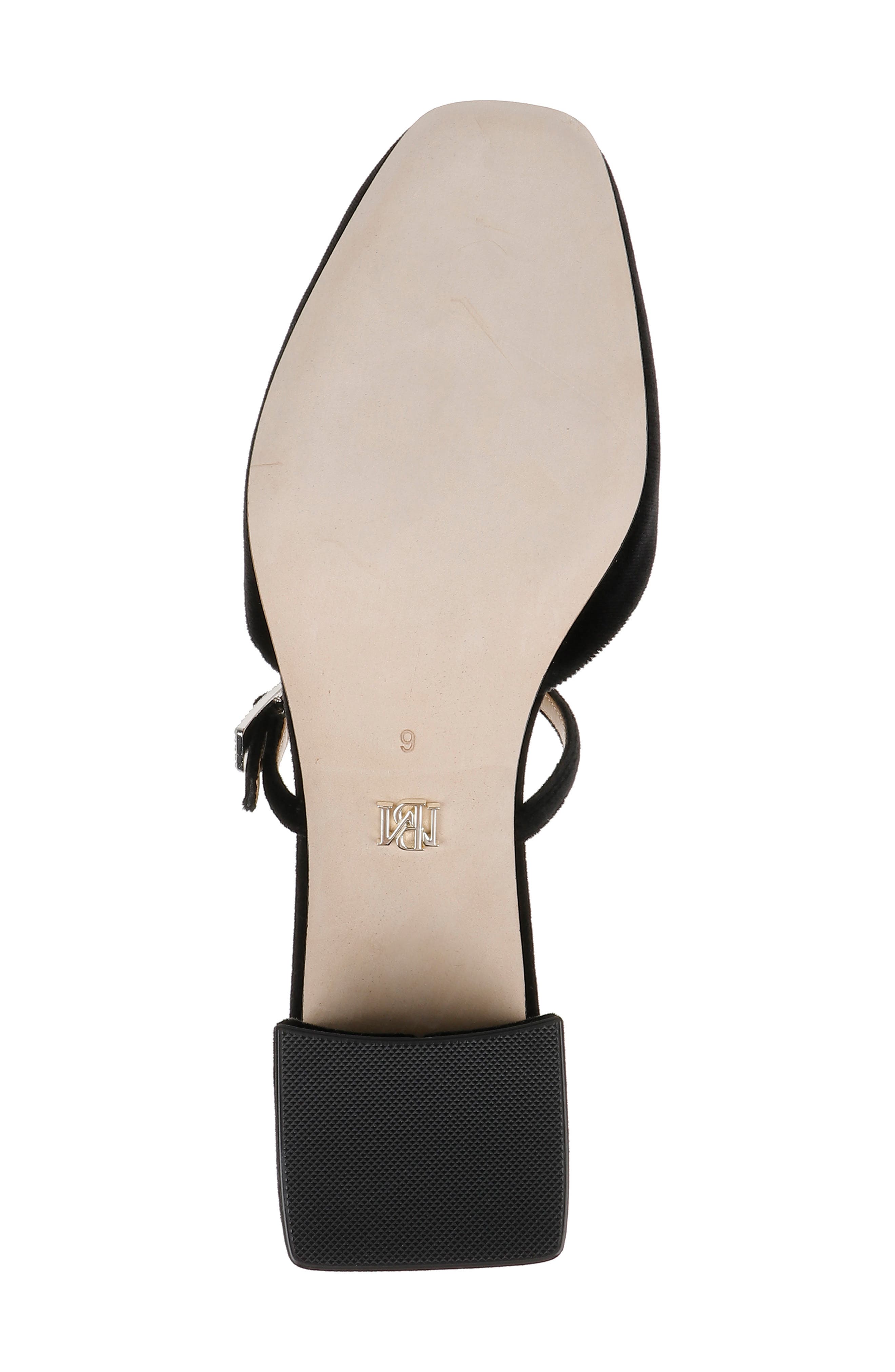 Badgley Mischka Collection Valarie Mary Jane Mule, Alternate, color, Black Velvet