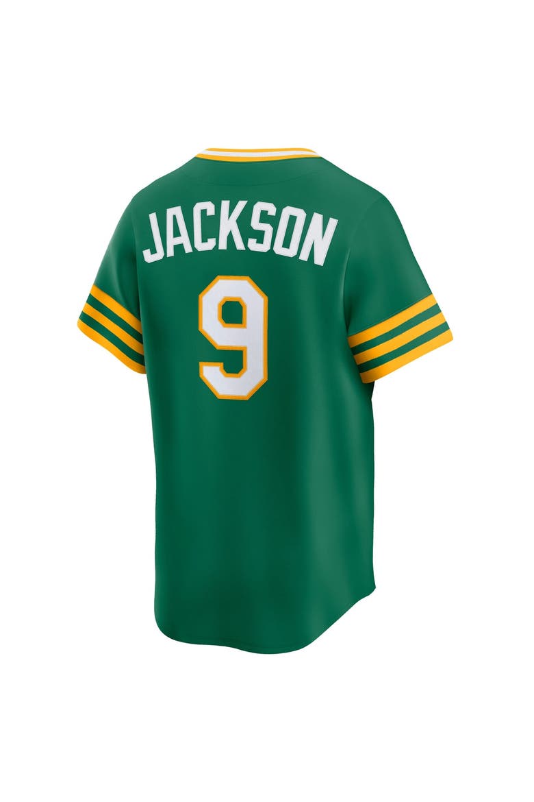 Men's Nike Reggie Jackson Kelly Green Oakland Athletics Cooperstown Collection Limited Jersey, Alternate, color, Kelly Green