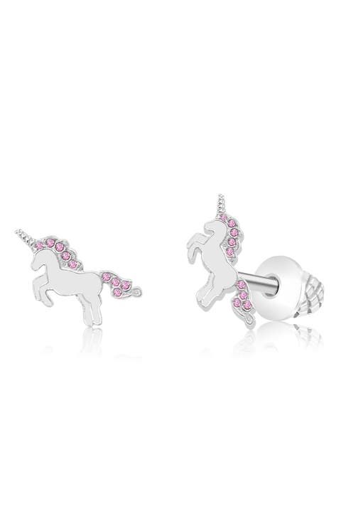 Kids' Unicorn Stud Earrings