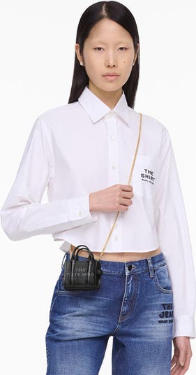 The Nano Tote Leather Crossbody Bag