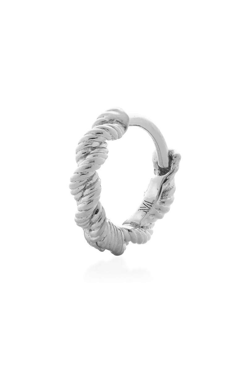 Monica Vinader Corda Single Mini Huggie Hoop Earring, Main, color,