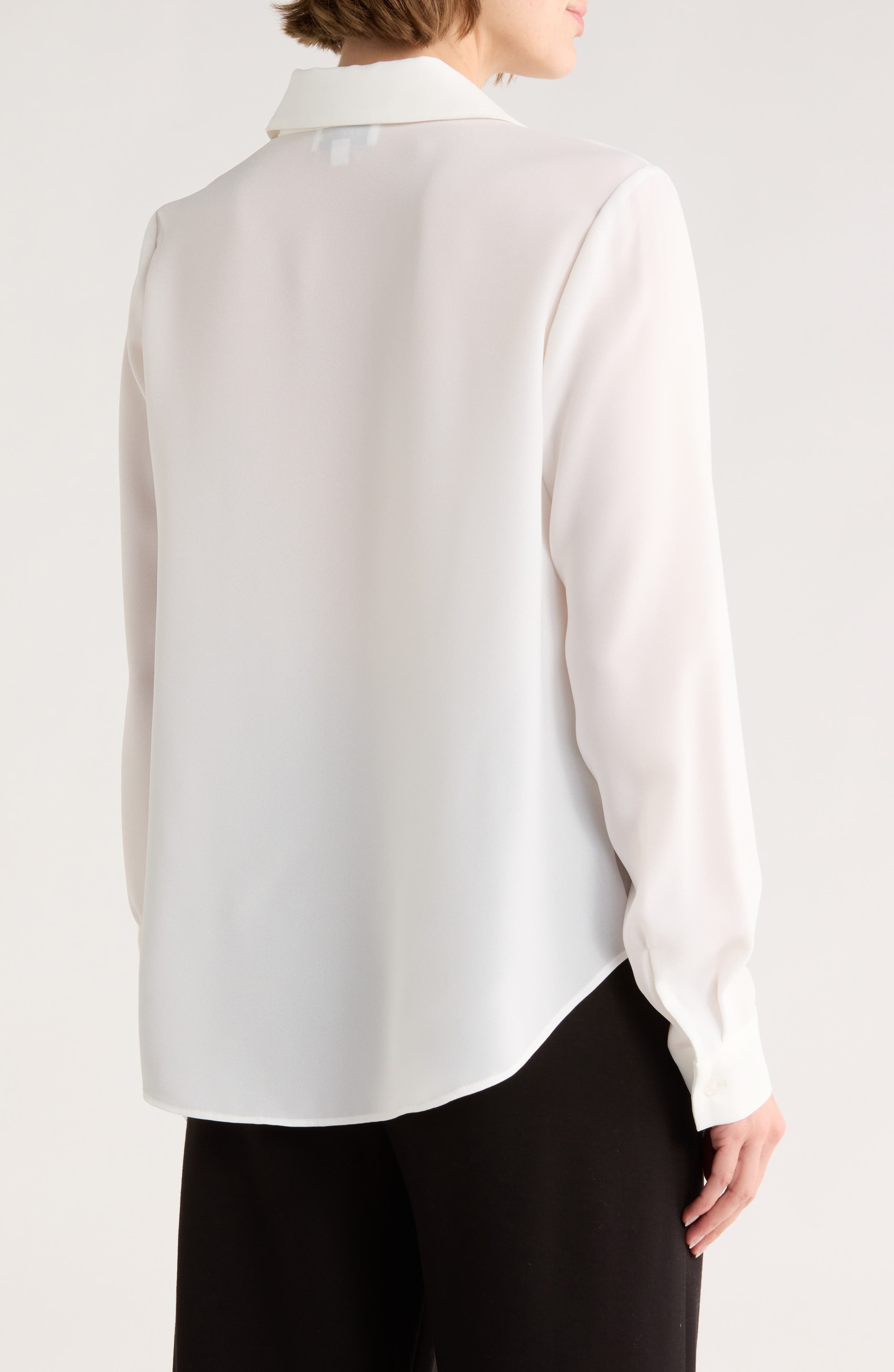 Crossover Long Sleeve High-Low Top - image 2