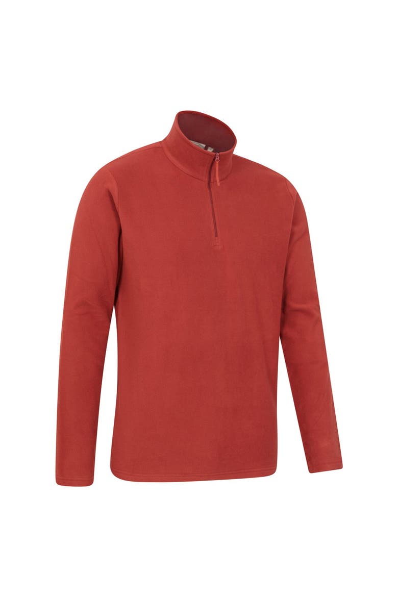 Mens Camber Ii Half Zip Fleece Top, Alternate, color, Red