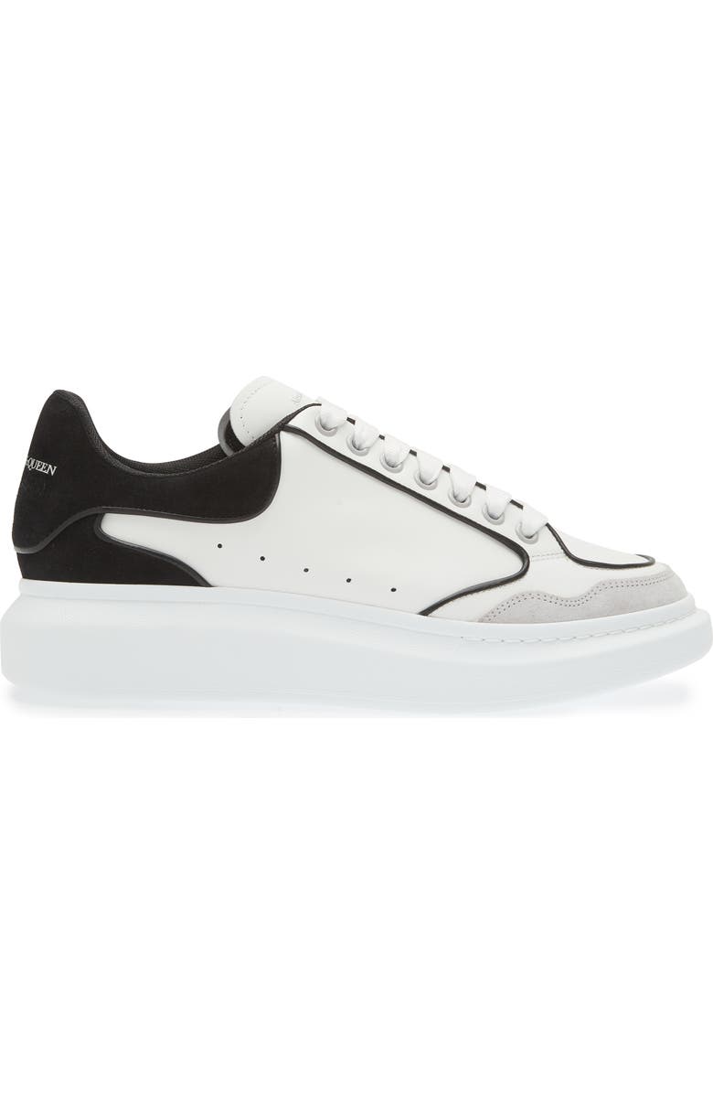 McQueen Oversized Retro Sneaker, Alternate, color, White/ Luna/ Black
