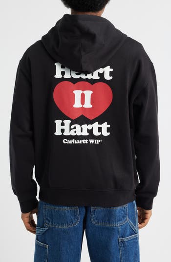 Heart II Hartt Zip-Up Graphic Hoodie